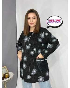 ТОЛСТОВКА В РАЗМЕР ТКАНЬ ТРИКОТАЖ