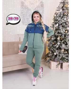 ЖЕНСКИЙ КОСТЮМ МАЛОМЕРЯТ ТКАНЬ ХЛОПОК НА ФЛИТ