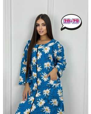 ХАЛАТ В РАЗМЕР ТКАНЬ ТРИКОТАЖ