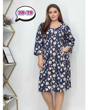 ХАЛАТ В РАЗМЕР ТКАНЬ ТРИКОТАЖ