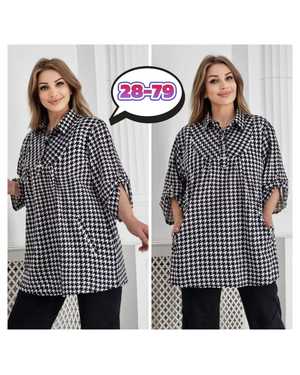 РУБАШКА В РАЗМЕР ТКАНЬ ФУКРА