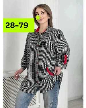 РУБАШКА В РАЗМЕР ТКАНЬ ШТАПЕЛЬ