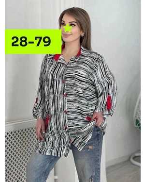 РУБАШКА В РАЗМЕР ТКАНЬ ШТАПЕЛЬ