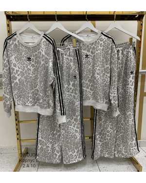 Женский костюм Утеплённый на флис Фабричный Китай