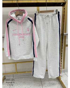 Женский Костюм Утеплённый на флис Фабричный Китай