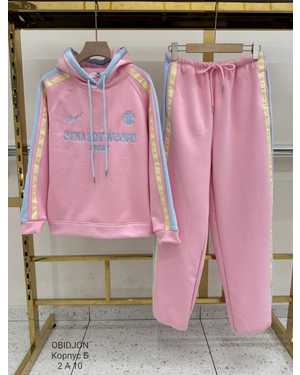 Женский Костюм Утеплённый на флис Фабричный Китай