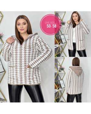 СВИТЕР ТКАНЬ КАШЕМИР 48%; ШЕРСТЬ 29%; ХЛОПОК 18%; ЭЛАСТАН 5%