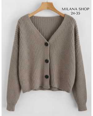 КАРДИГАН ТКАНЬ ВЯЗАНЫЙ