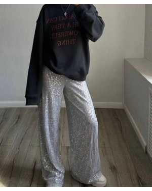 БРЮКИ ТКАНЬ ПАЙЕТКИ