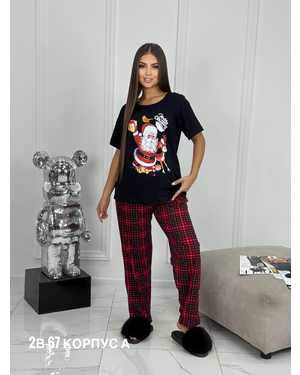 ПИЖАМА В РАЗМЕР ТКАНЬ ХЛОПОК