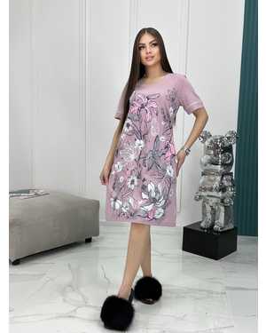 ТУНИКА В РАЗМЕР ТКАНЬ ХЛОПОК