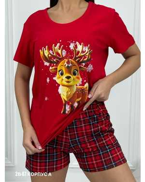 ПИЖАМА В РАЗМЕР ТКАНЬ ХЛОПОК