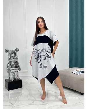 ТУНИКА В РАЗМЕР ТКАНЬ ХЛОПОК