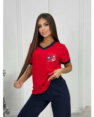 ПИЖАМА В РАЗМЕР ТКАНЬ ХЛОПОК