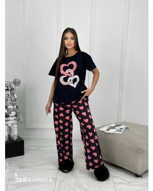 ПИЖАМА В РАЗМЕР ТКАНЬ ХЛОПОК