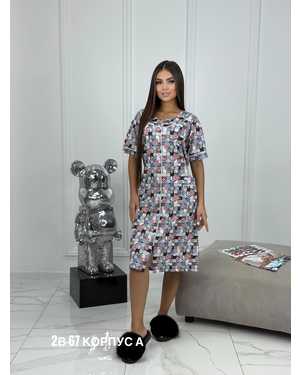 ХАЛАТ В РАЗМЕР ТКАНЬ ХЛОПОК