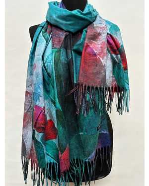 ПАЛАНТИН СОСТАВ: 100% КАШЕМИР РАЗМЕР: 75*180 CM