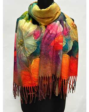 ПАЛАНТИН СОСТАВ: 100% CASHMERE РАЗМЕР: 75*180 CM