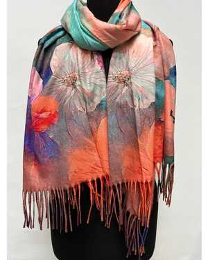 ПАЛАНТИН СОСТАВ: 100% CASHMERE РАЗМЕР: 75*180 CM