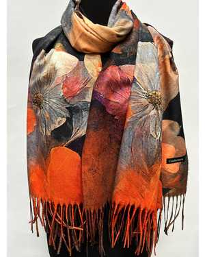 ПАЛАНТИН СОСТАВ: 100% CASHMERE РАЗМЕР: 75*180 CM