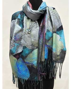 ПАЛАНТИН СОСТАВ: 100% КАШЕМИР РАЗМЕР: 75*180 CM