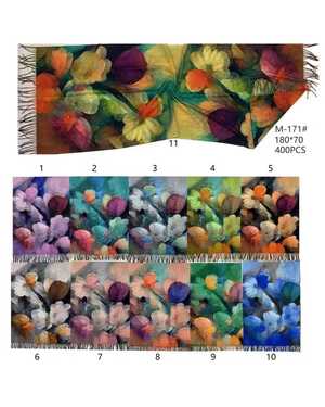 ПАЛАНТИН СОСТАВ: 100% КАШЕМИР РАЗМЕР: 75*180 CM