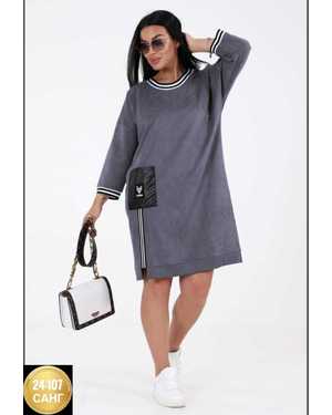 ПЛАТЬЕ ТКАНЬ МИКРО ВЕЛЬВЕТ