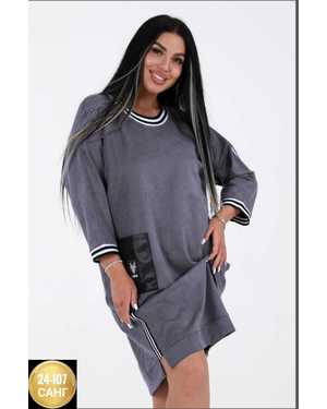 ПЛАТЬЕ ТКАНЬ МИКРО ВЕЛЬВЕТ