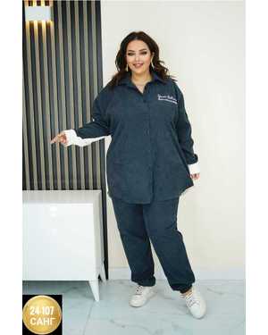 ЖЕНСКИЙ КОСТЮМ ТКАНЬ МИКРО-ВЕЛЬВЕТ