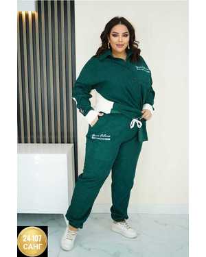 ЖЕНСКИЙ КОСТЮМ ТКАНЬ МИКРО-ВЕЛЬВЕТ