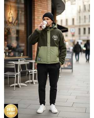 КУРТОЧКА ТКАНЬ БАРАШКА + ПЛАЩЁВКА