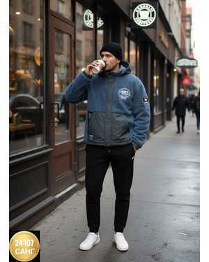 КУРТОЧКА ТКАНЬ БАРАШКА + ПЛАЩЁВКА