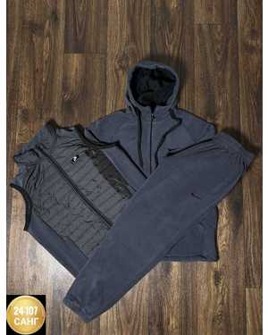 МУЖСКОЙ КОСТЮМ ТРОЙКА ТКАНЬ ДВУХСЛОЙНЫЙ ФЛИС