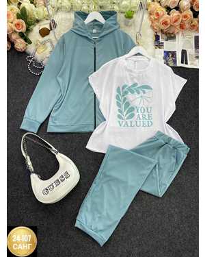 ЖЕНСКИЙ КОСТЮМ ТРОЙКА ТКАНЬ ТРИКОТАЖ