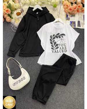 ЖЕНСКИЙ КОСТЮМ ТРОЙКА ТКАНЬ ТРИКОТАЖ