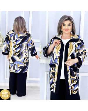 ЖЕНСКИЙ КОСТЮМ ТРОЙКА ТКАНЬ СИНГАПУР ШТАПЕЛЬ