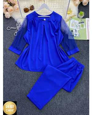 ЖЕНСКИЙ КОСТЮМ В РАЗМЕР ТКАНЬ ШИФОН