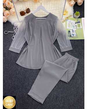 ЖЕНСКИЙ КОСТЮМ В РАЗМЕР ТКАНЬ ШИФОН