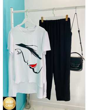 ЖЕНСКИЙ КОСТЮМ ДВОЙКА ТКАНЬ СИНГАПУР