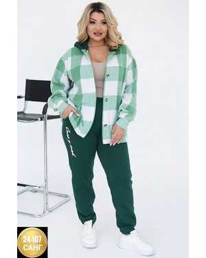 ЖЕНСКИЙ КОСТЮМ ДВОЙКА ТКАНЬ КОФТА КАШЕМИР, ШТАНЫ ФЛИС