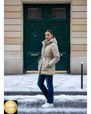 КУРТКА ТКАНЬ КОЖА, ХОЛЛОФАЙБЕР