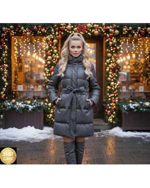 КУРТКА ТКАНЬ КОЖА, ХОЛЛОФАЙБЕР