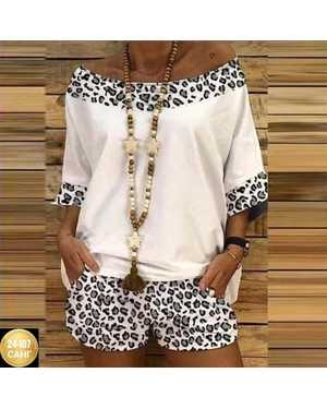 ЖЕНСКИЙ КОСТЮМ ДВОЙКА ТКАНЬ ТРИКОТАЖ ХБ