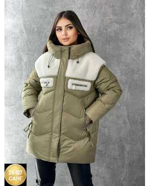 УТЕПЛЁННЫЙ КУРТКА ТКАНЬ ХОЛОФАЙБЕР