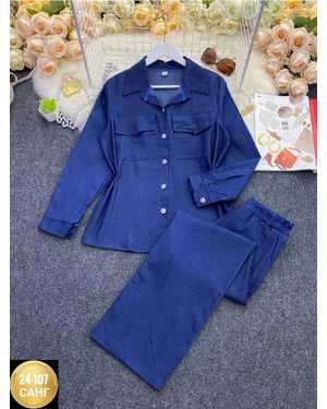 ЖЕНСКИЙ КОСТЮМ ДВОЙКА ТКАНЬ ДЖИНС