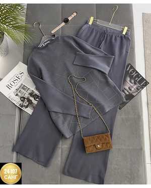 ЖЕНСКИЙ КОСТЮМ ДВОЙКА ТКАНЬ КАШЕМИР С СТРАЗАМИ