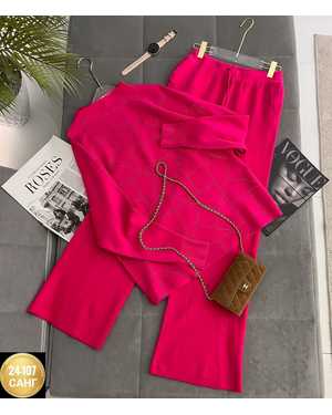 ЖЕНСКИЙ КОСТЮМ ДВОЙКА ТКАНЬ КАШЕМИР С СТРАЗАМИ