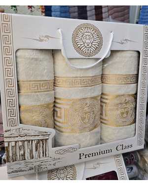 Набор из трёх махровых полотенец. Состав хлопок 100% Производитель Узбекистан Размеры 70/130 см 1 шт 50/80 см 2 шт