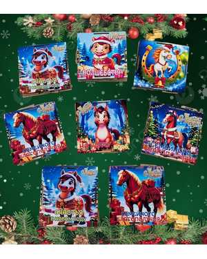 Новогодняя Копилка Размер 15/15см без выбора