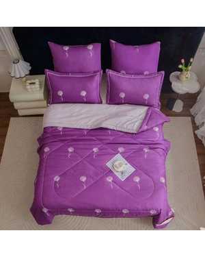 Комплект постельного белья с готовым одеялом от фирмы Alanna. Состав ткани: шелк, вискоза Наполнитель: шелк Тусса(возможно замена на похожее)